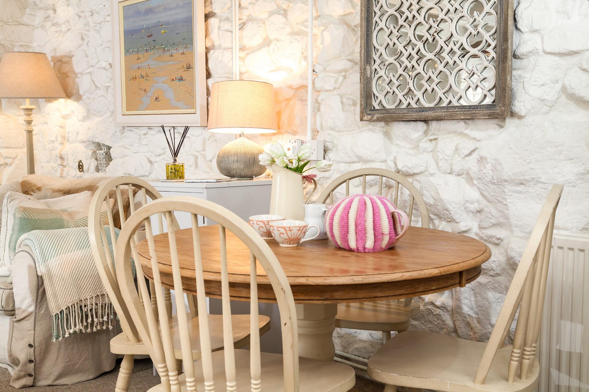 Gather together for family meals around the dining table.