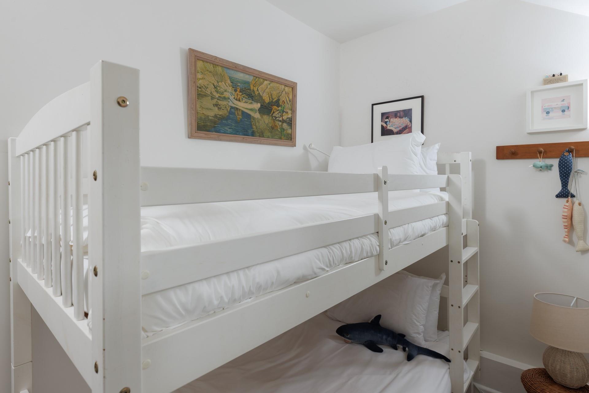 Kids will love the bunk beds!