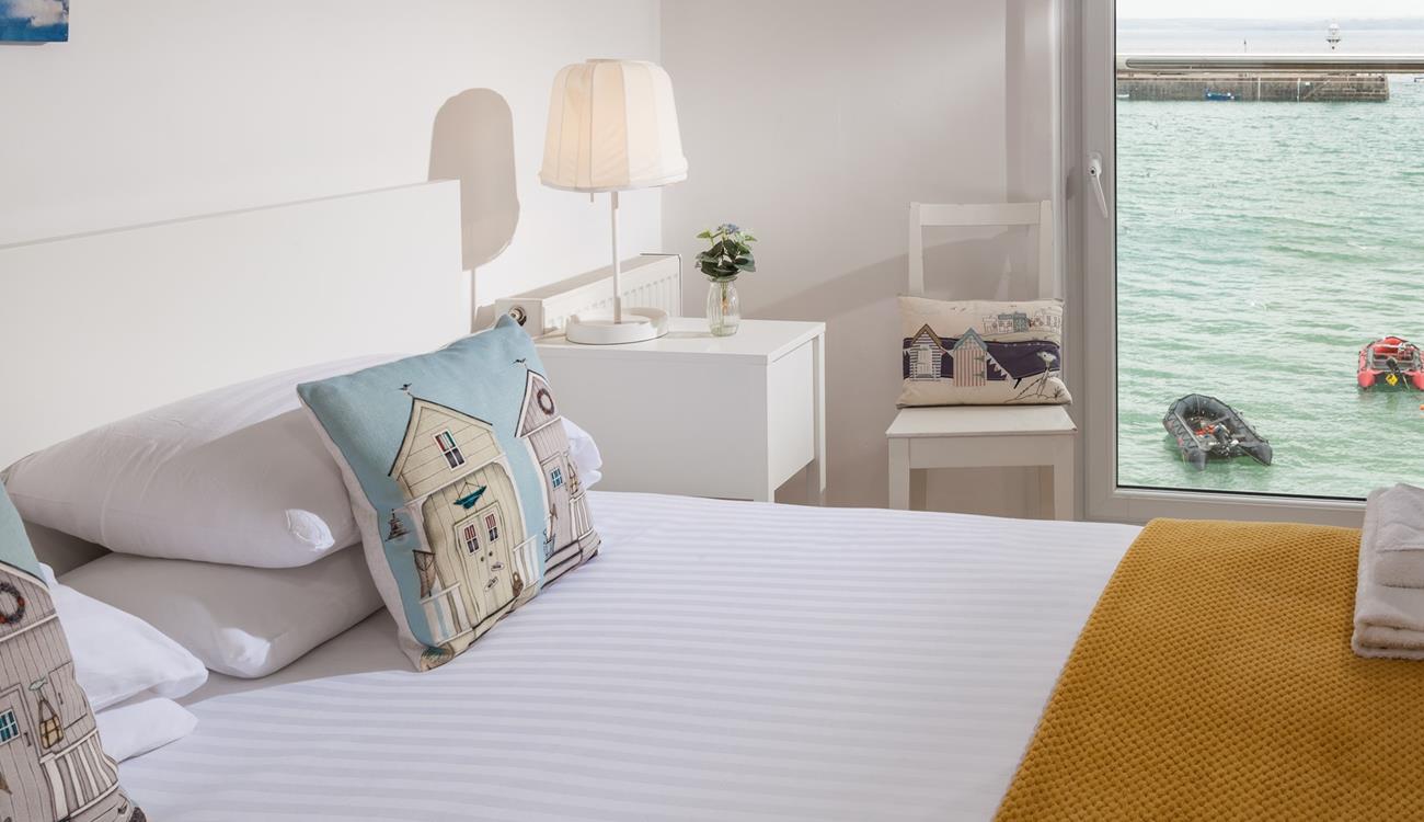 Lie in bed watching the sun come down before drifting off to sleep.