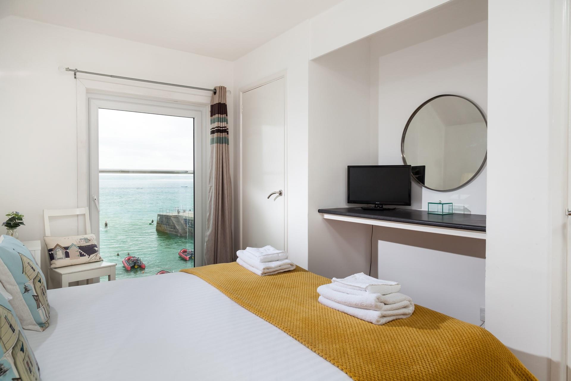 Settle into bed and drift off to sleep with the sound of the sea in the background.