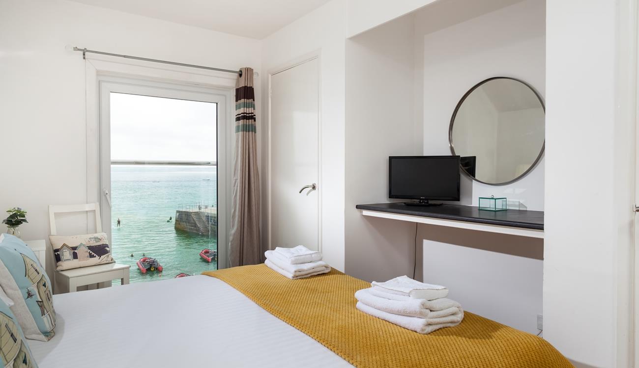 Settle into bed and drift off to sleep with the sound of the sea in the background.