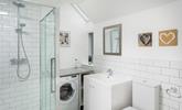 The family bathroom provides ample space for you to get ready in the morning. - Thumbnail Image