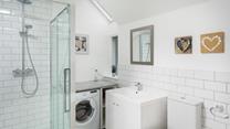 The family bathroom provides ample space for you to get ready in the morning.