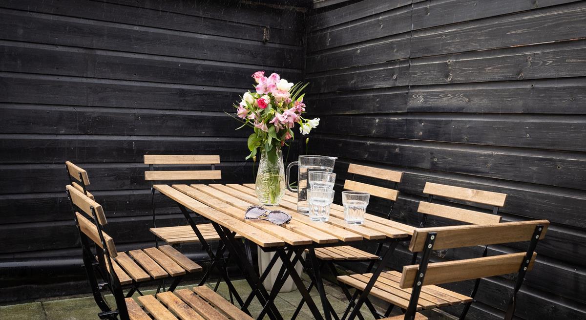 Pop open a bottle of wine to sip on the patio as the sun goes down.