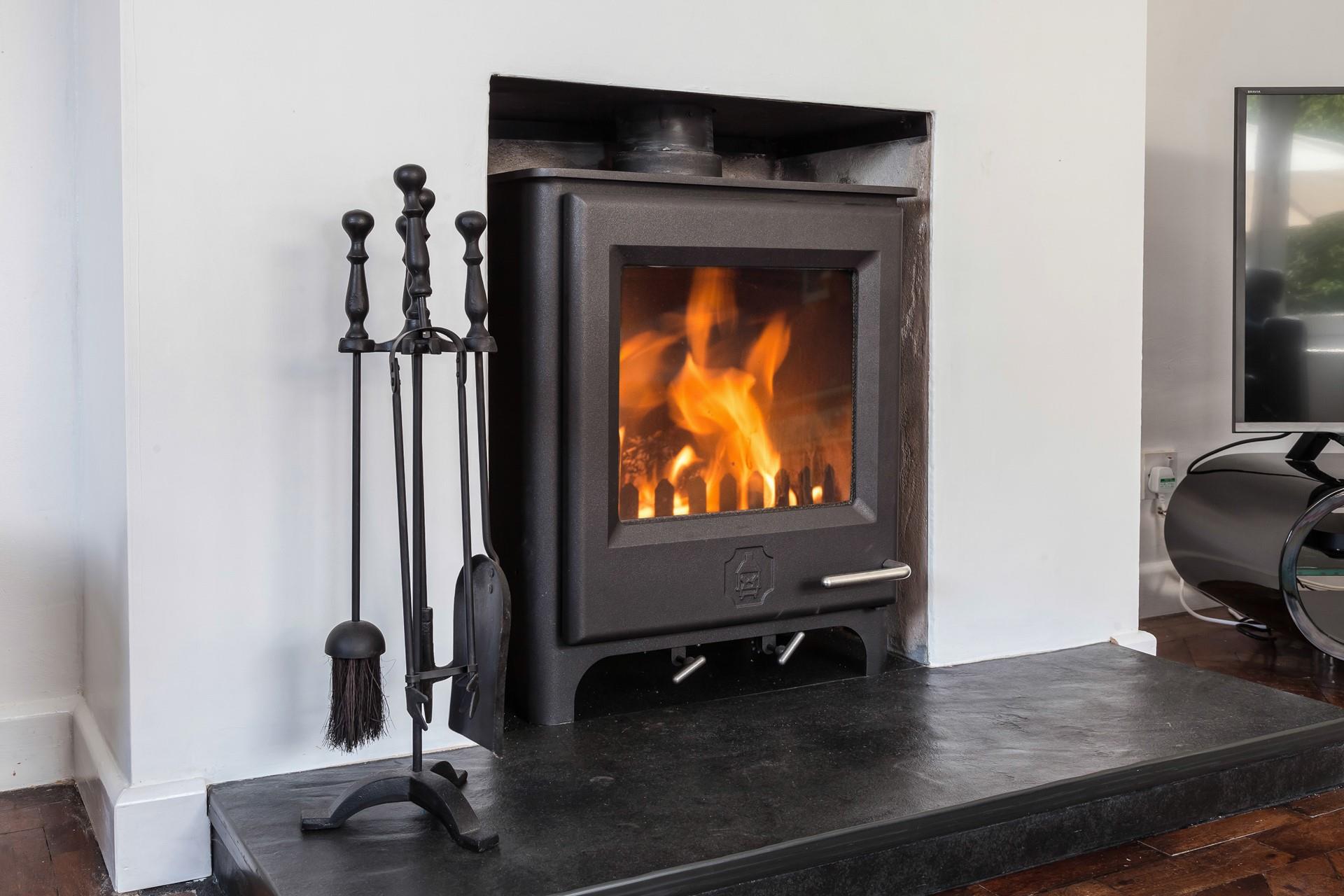 On chilly evenings light the woodburner and relax with just the fire crackling in the background.