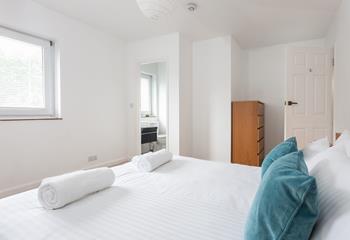 Bedroom 1 has an en suite for you to get ready in the morning. 