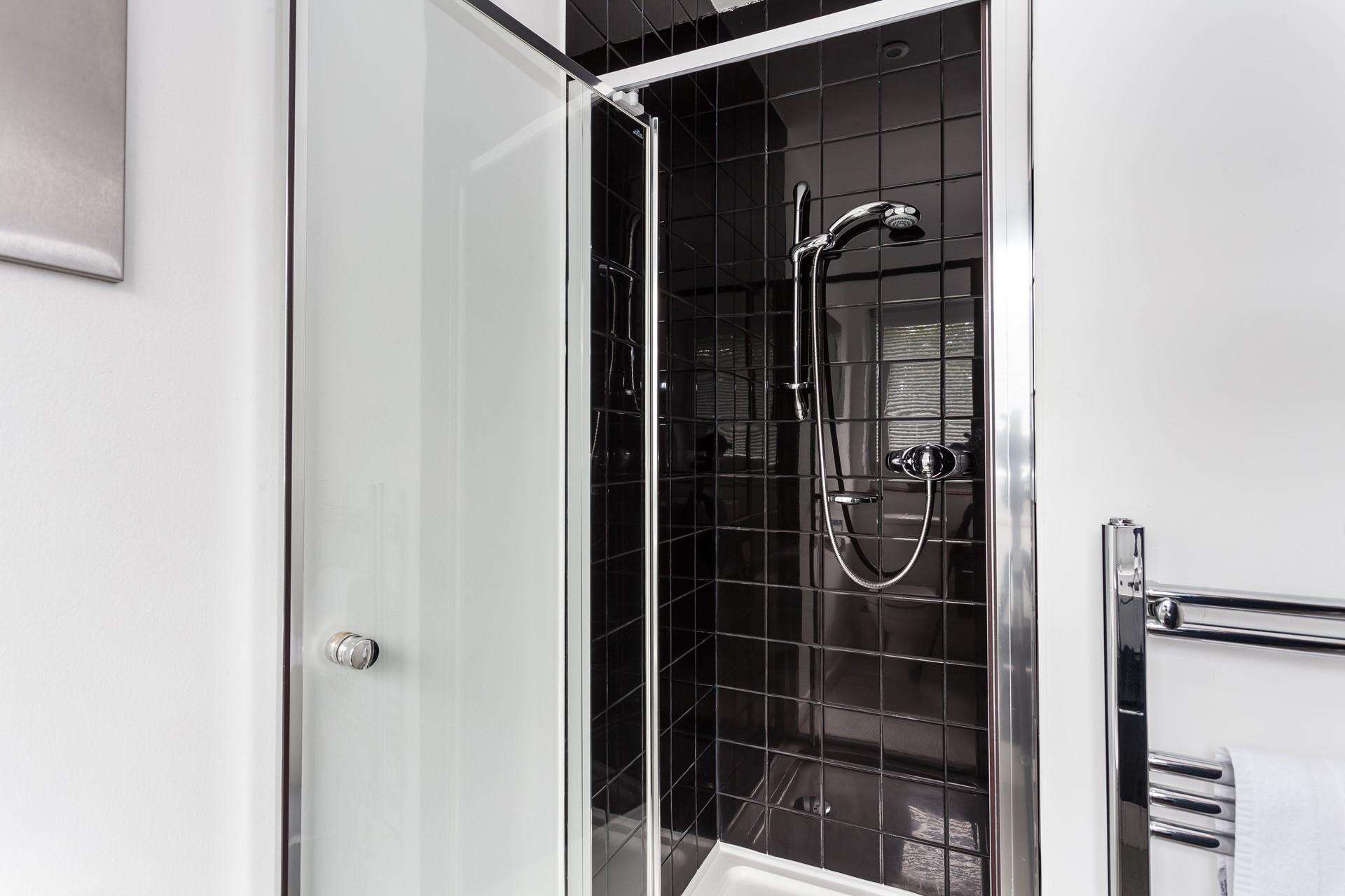 Start your day right with a hot shower.