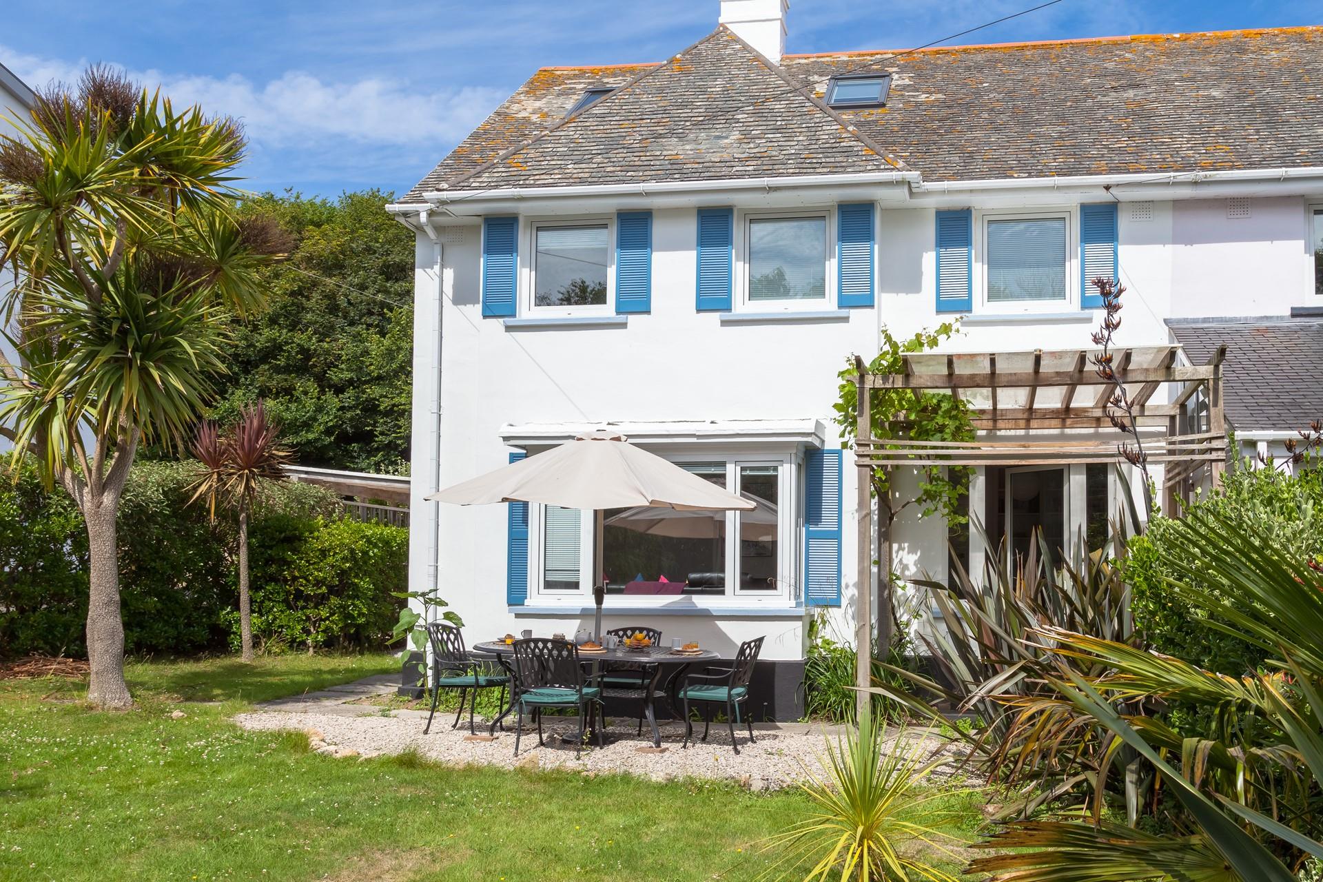 The French House has a large garden for the little ones to play in.