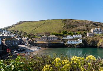 If you're a fan of the show Doc Martin, then you will recognise the house on the hill on the other side of the harbour!
