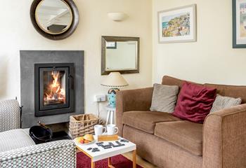 On winter evenings make yourself a hot drink, pop on your favourite film, curl up by the woodburner and relax.