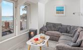 Pour yourself a glass of wine to sip in the cosy sitting room after a day in St Ives. - Thumbnail Image