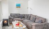 The large corner sofa is perfect for snuggling up in the evening with your loved ones. - Thumbnail Image