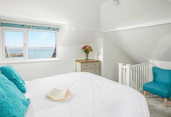 Wake up and open the curtains to stunning sea views each morning.