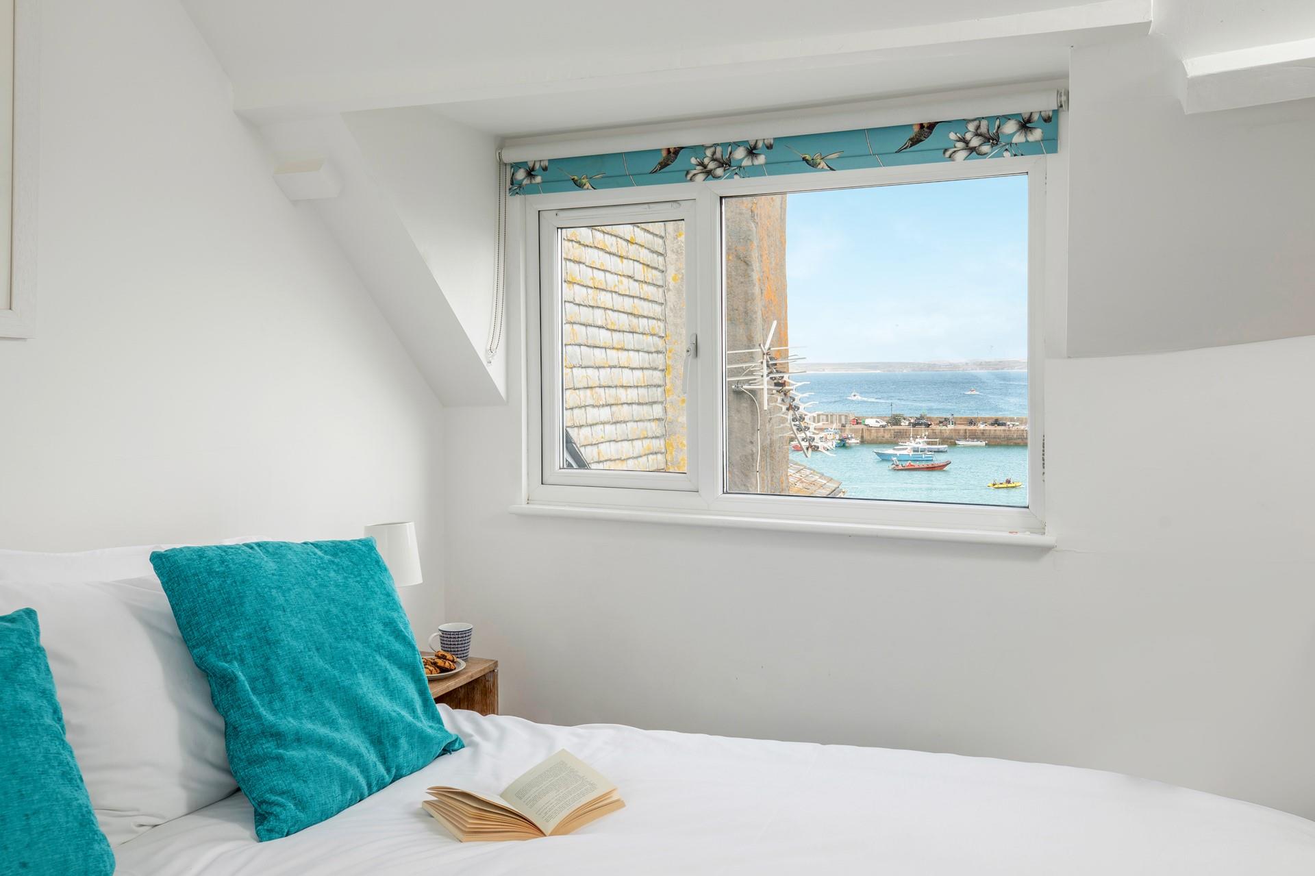 Watch the boats drift by as the sun rises in the morning.