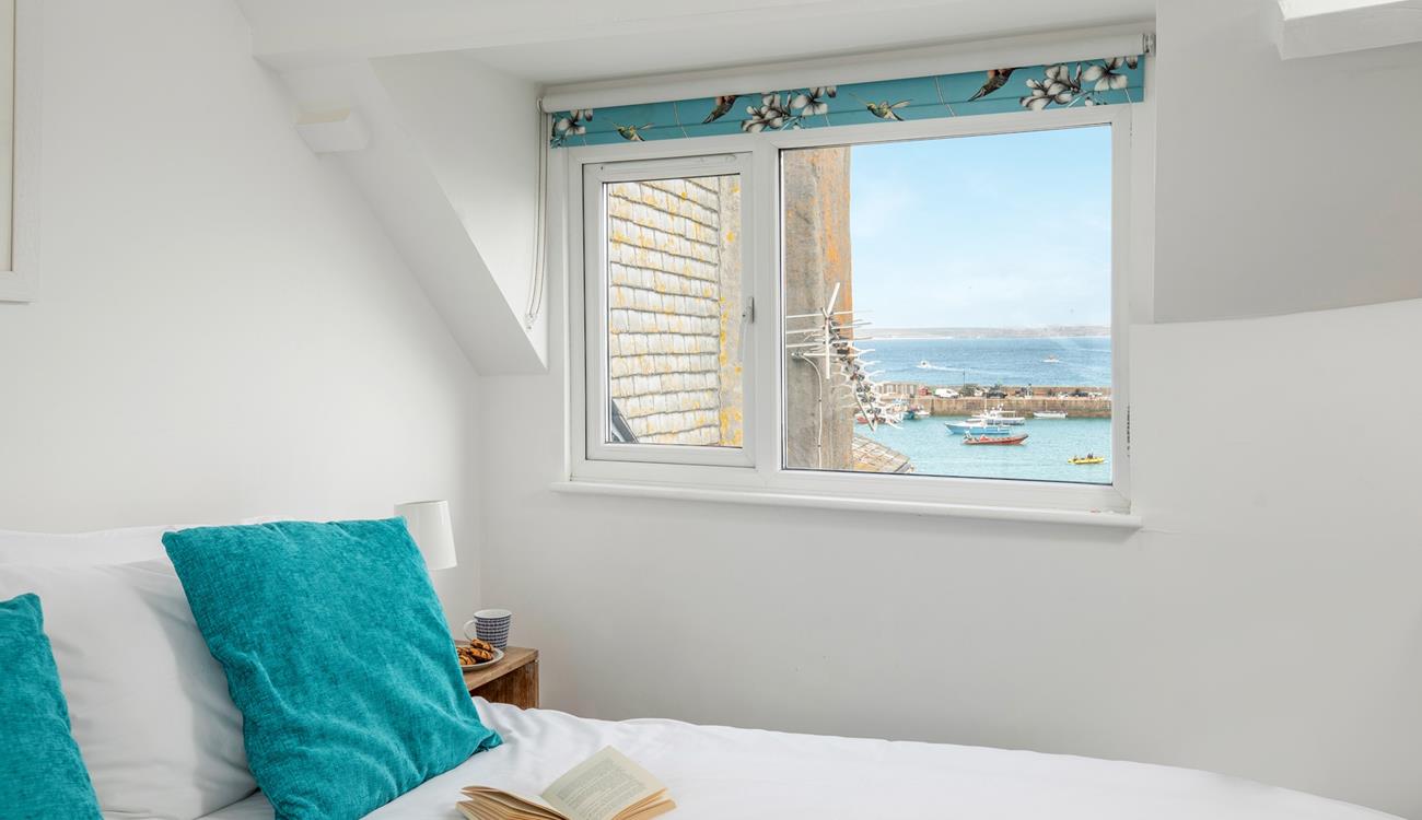 Watch the boats drift by as the sun rises in the morning.