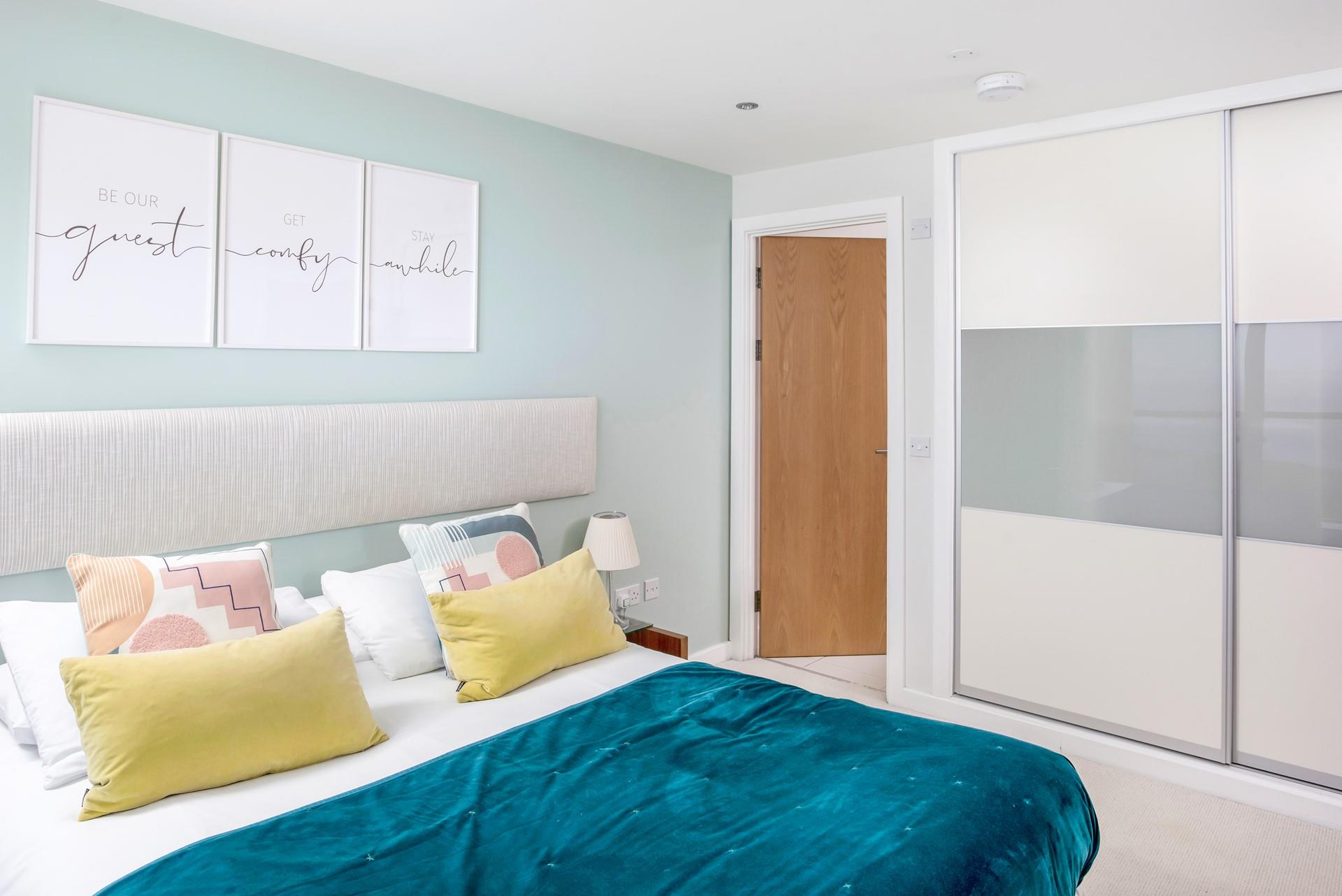 Bedroom 2 has a plush king size bed that promises a fantastic night's sleep.