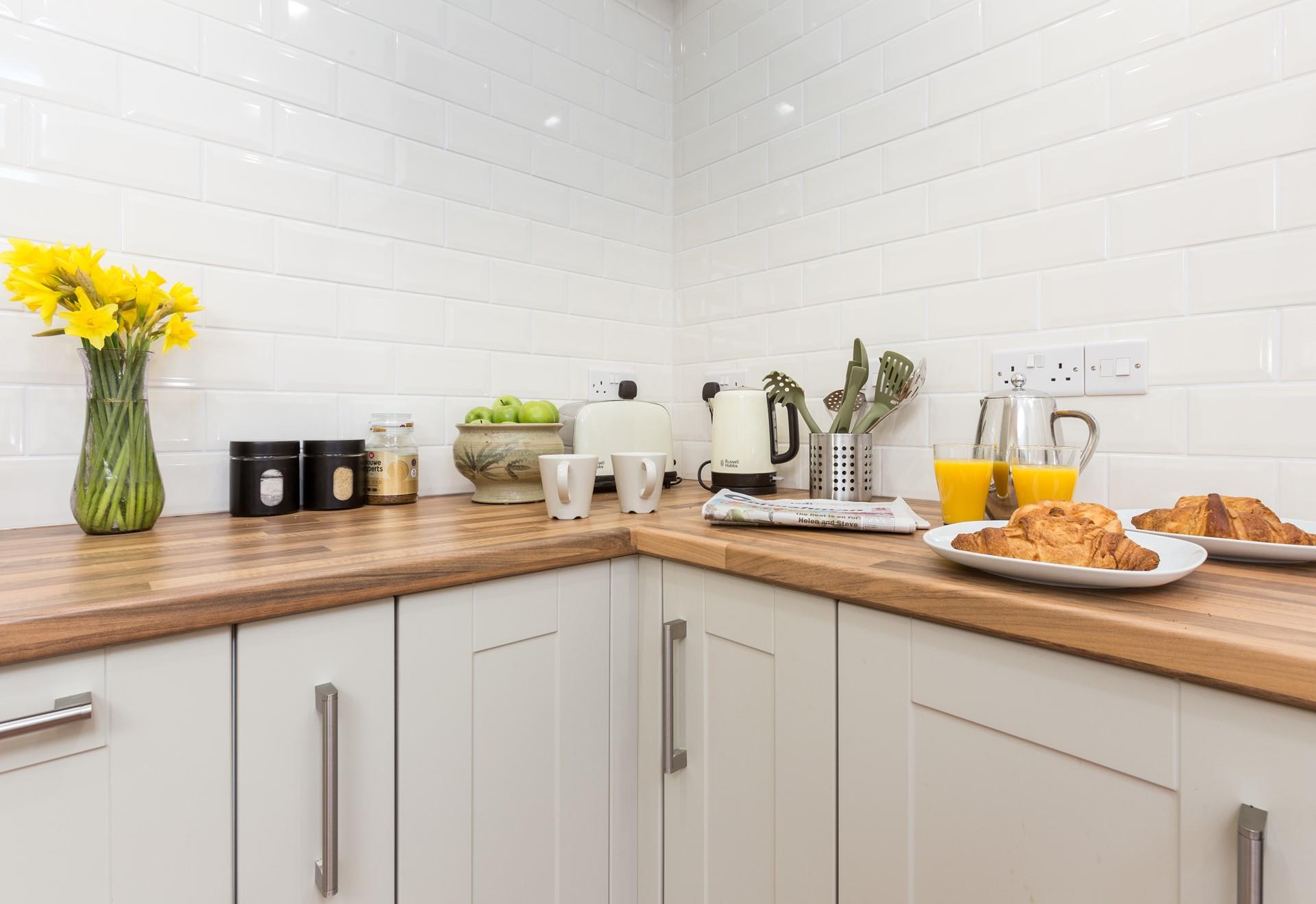 Rustle up a treat after picking up fresh, local delicacies.