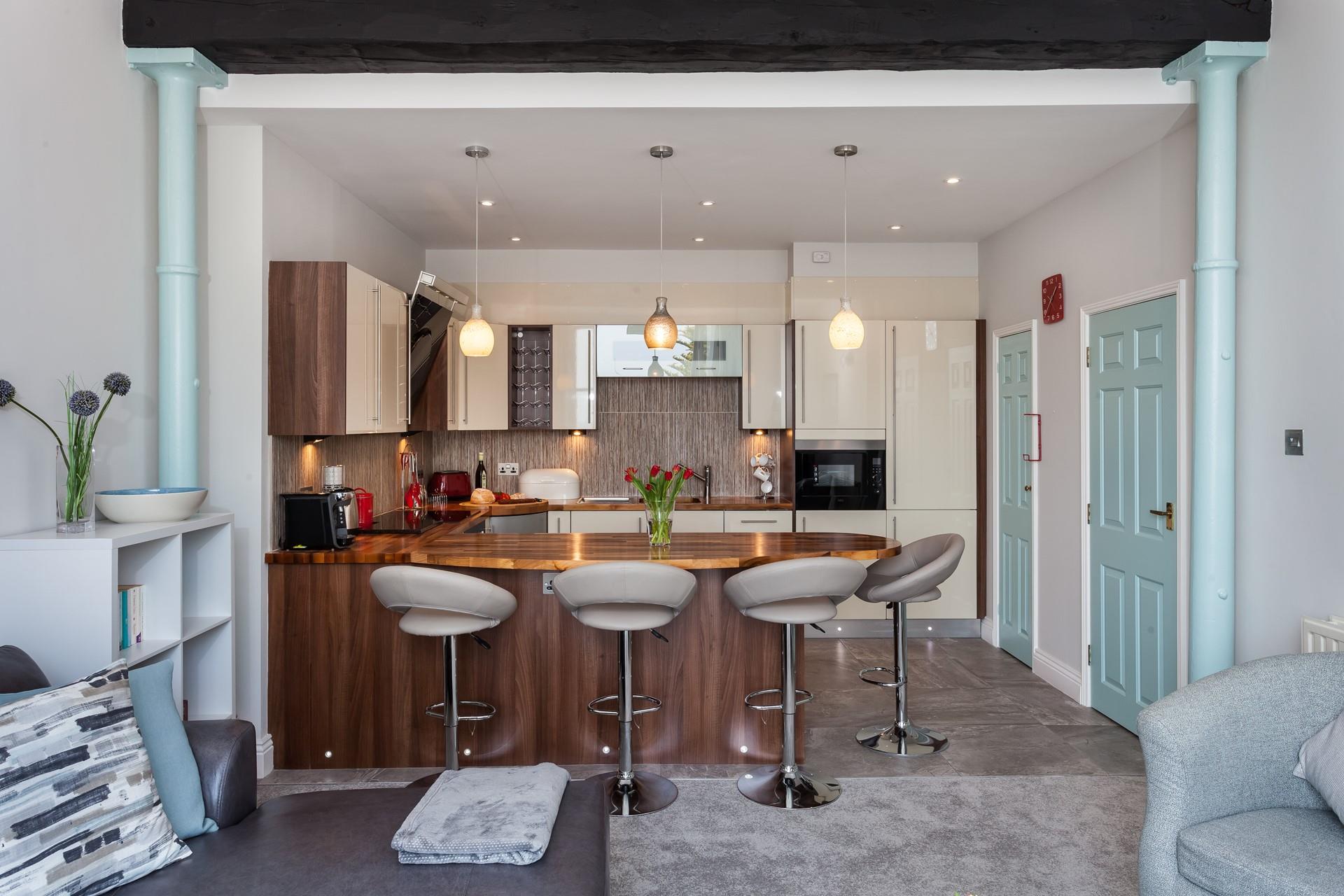 Open plan living space makes entertaining your guests a breeze.