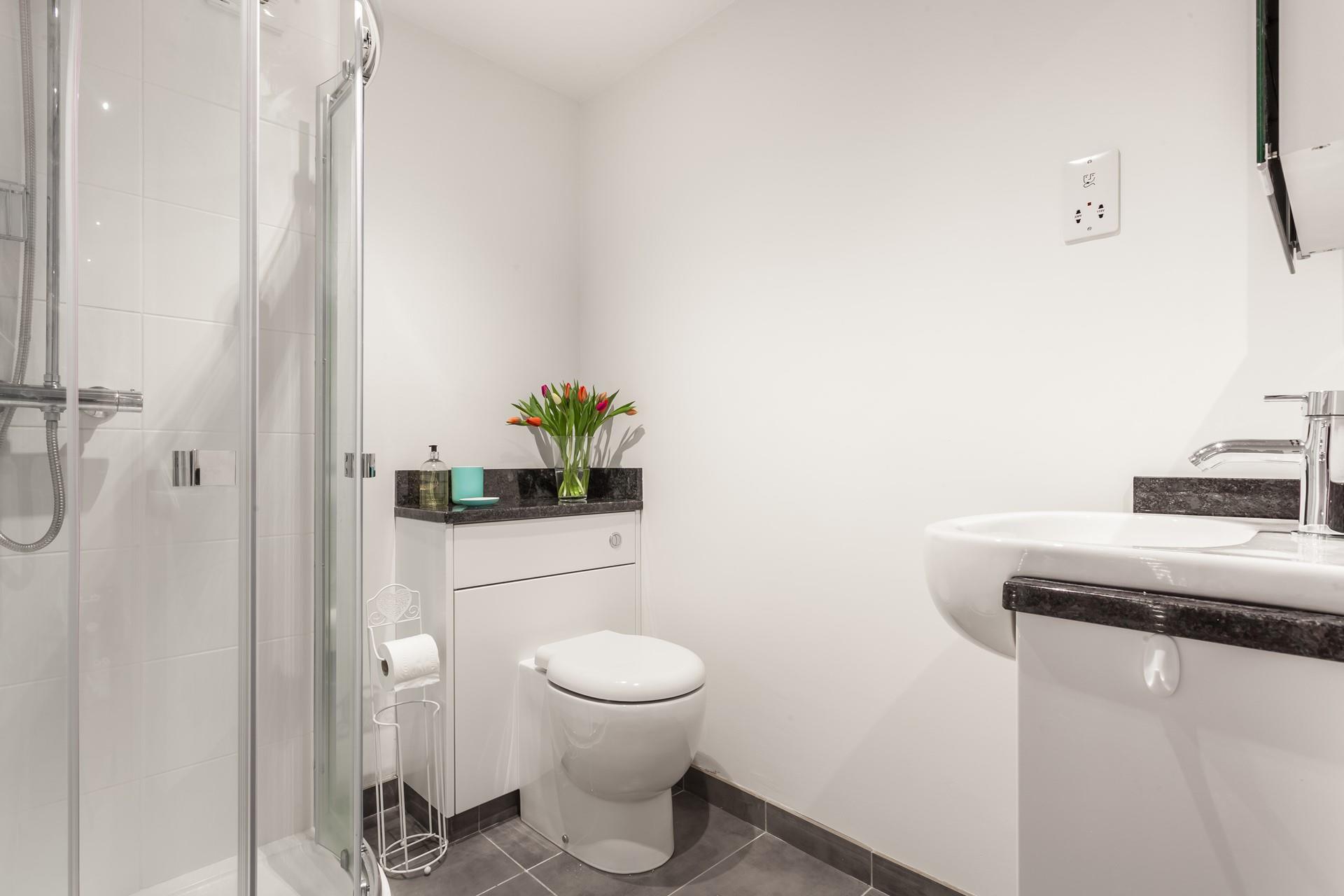 Start your day with an invigorating shower or wash away the salt and sand after a day of coastal adventures! 