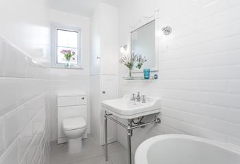 The modern bathroom is the ideal space to get ready in the morning.