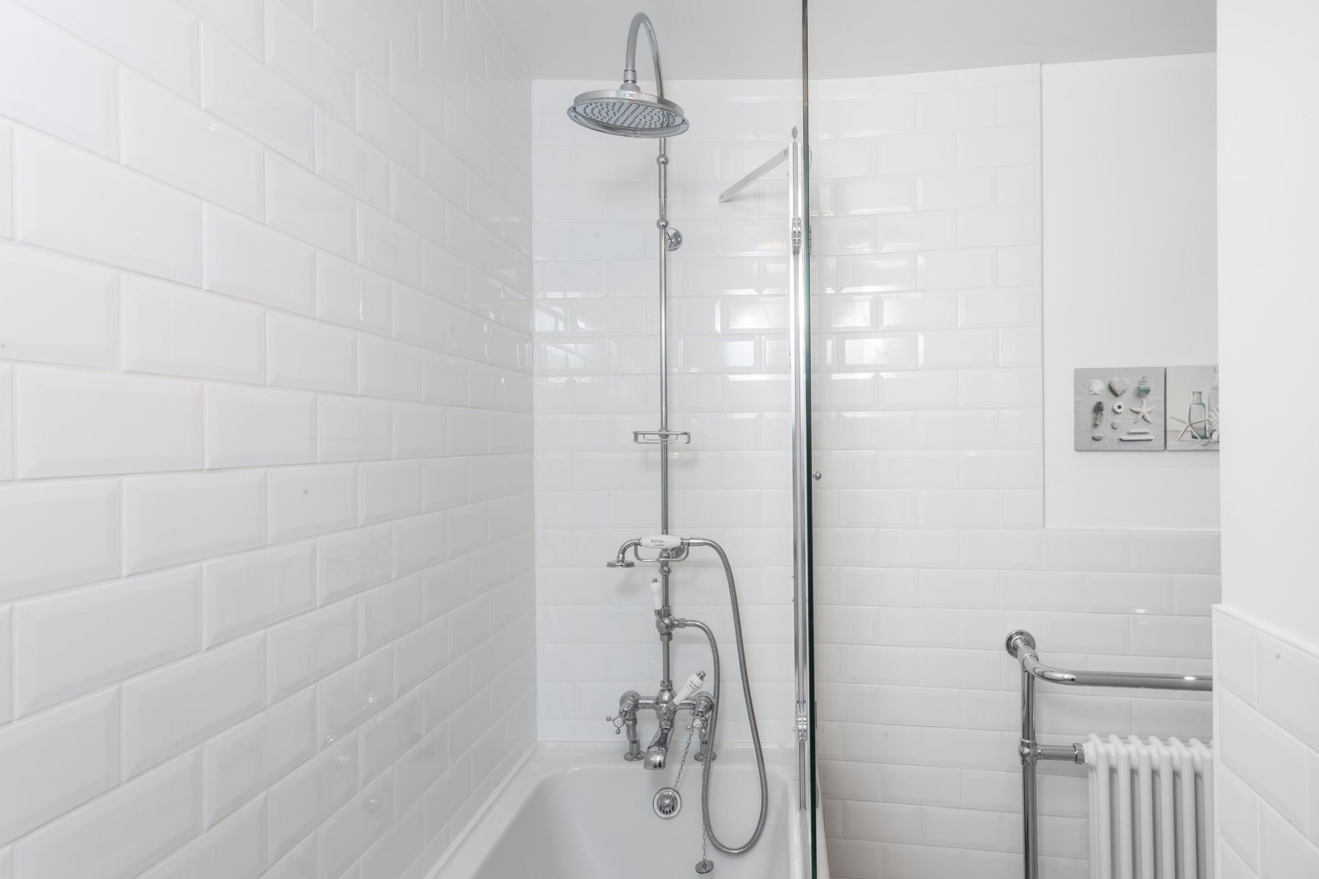 Wash off the sand in the shower or treat yourself to a relaxing bath.