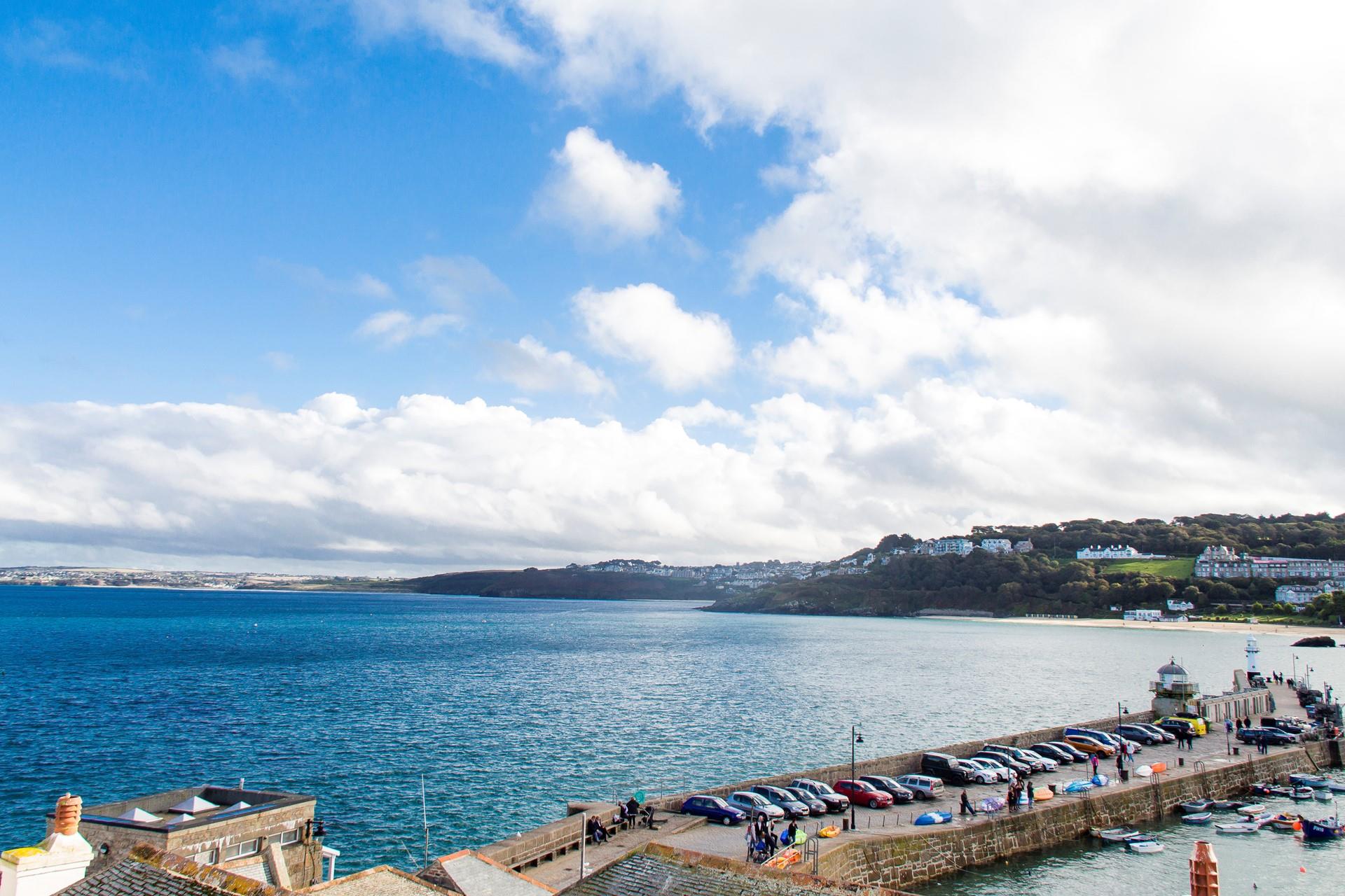 Take in the far-reaching sea views of the Bay.