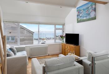 Gaze out at the sea whilst sipping your morning cuppa.