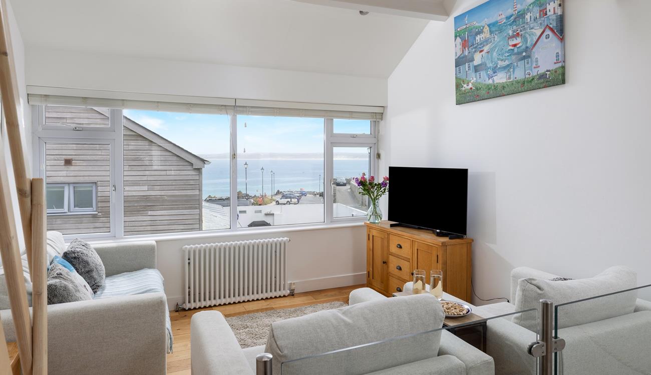 Gaze out at the sea whilst sipping your morning cuppa.