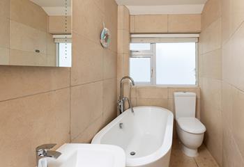 Run yourself a hot bath and unwind from daily life.