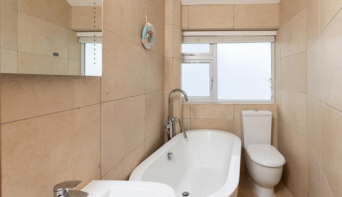 Run yourself a hot bath and unwind from daily life.