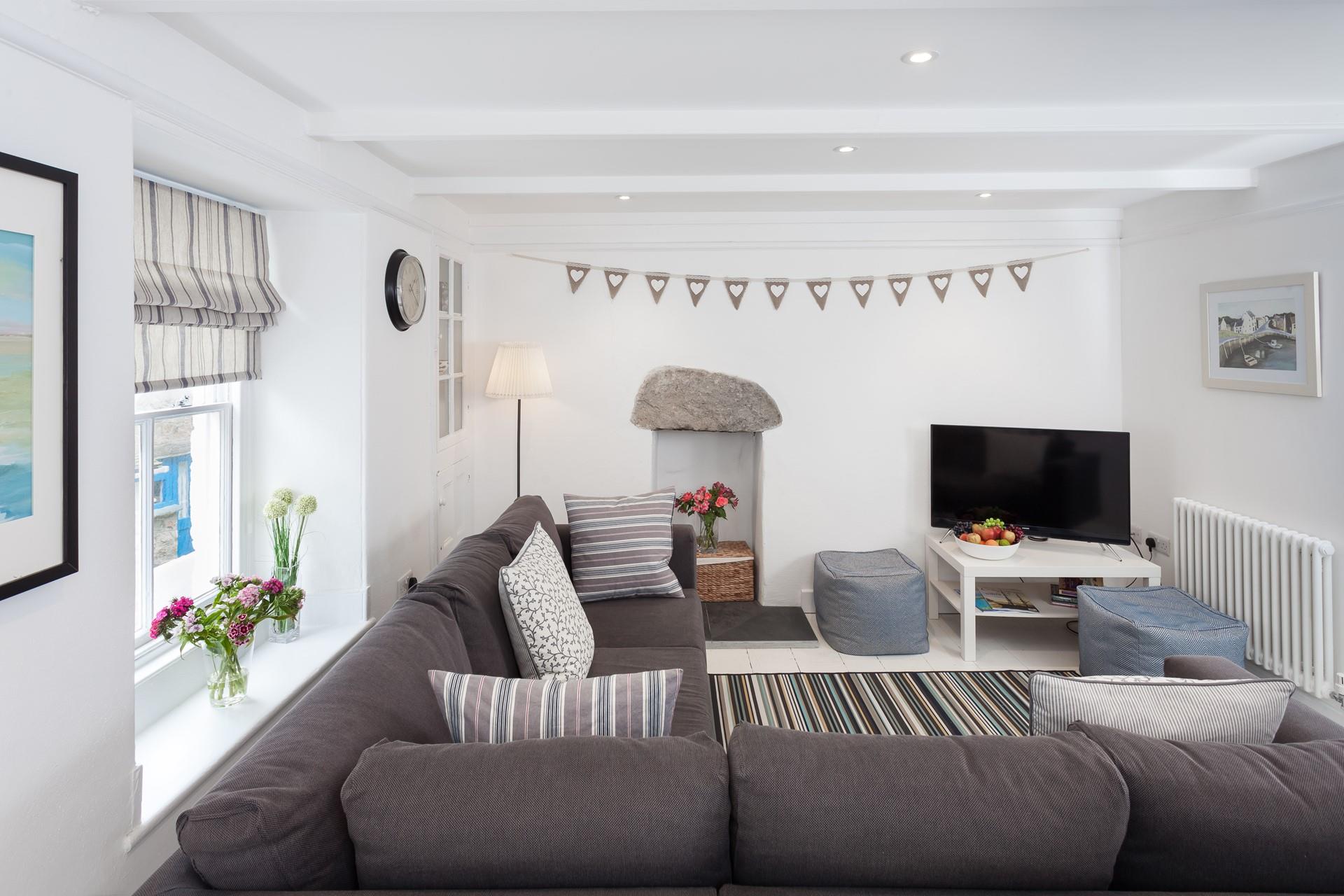 Put your feet up in the cosy sitting room and put a good film on the TV.