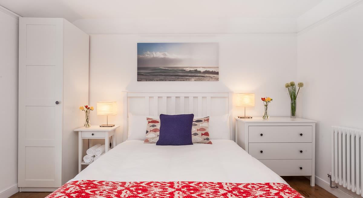 Unpack all your clothes in the chest of drawers when you arrive.