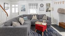 The cosy lounge is situated on the first floor.