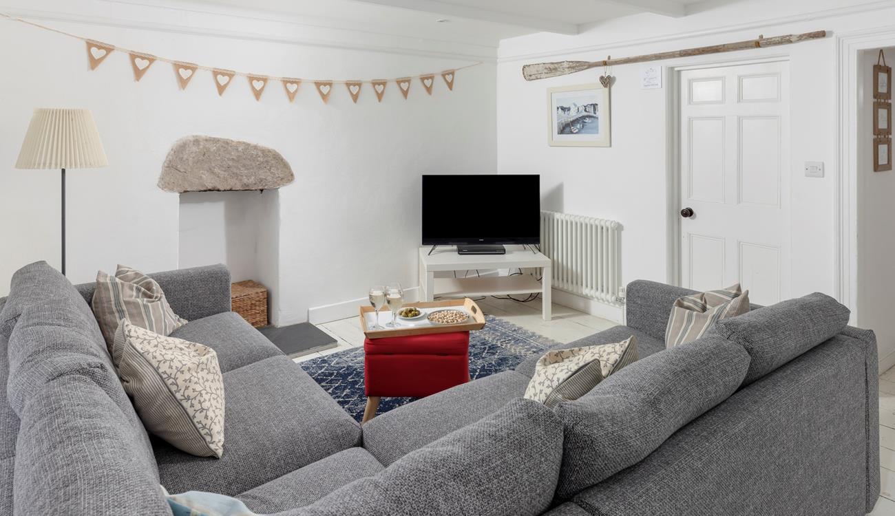 Put your feet up in the cosy sitting room and put a good film on the TV.