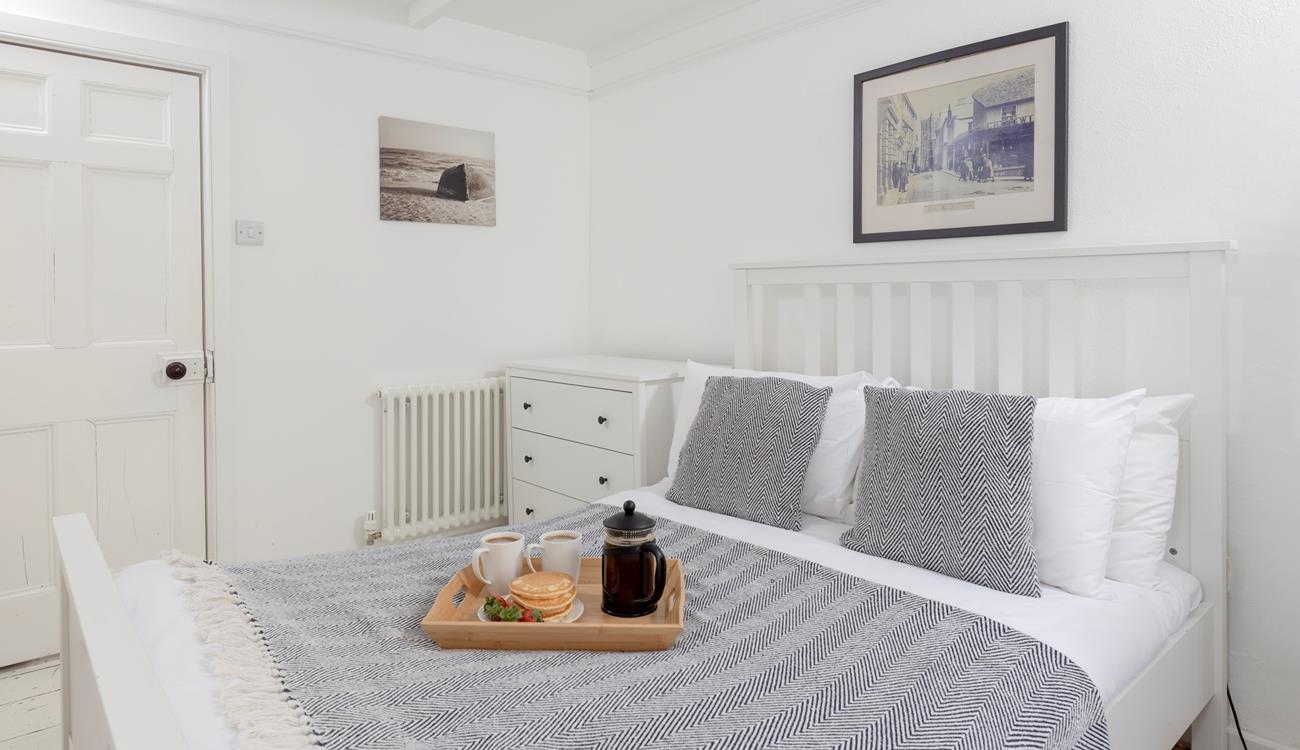 Climb into the double bed and drift into a dreamy sleep.