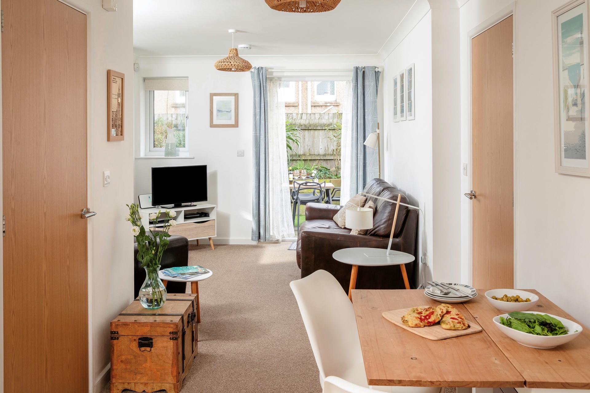 Tuck into a fresh lunch after a morning stroll around the harbour.