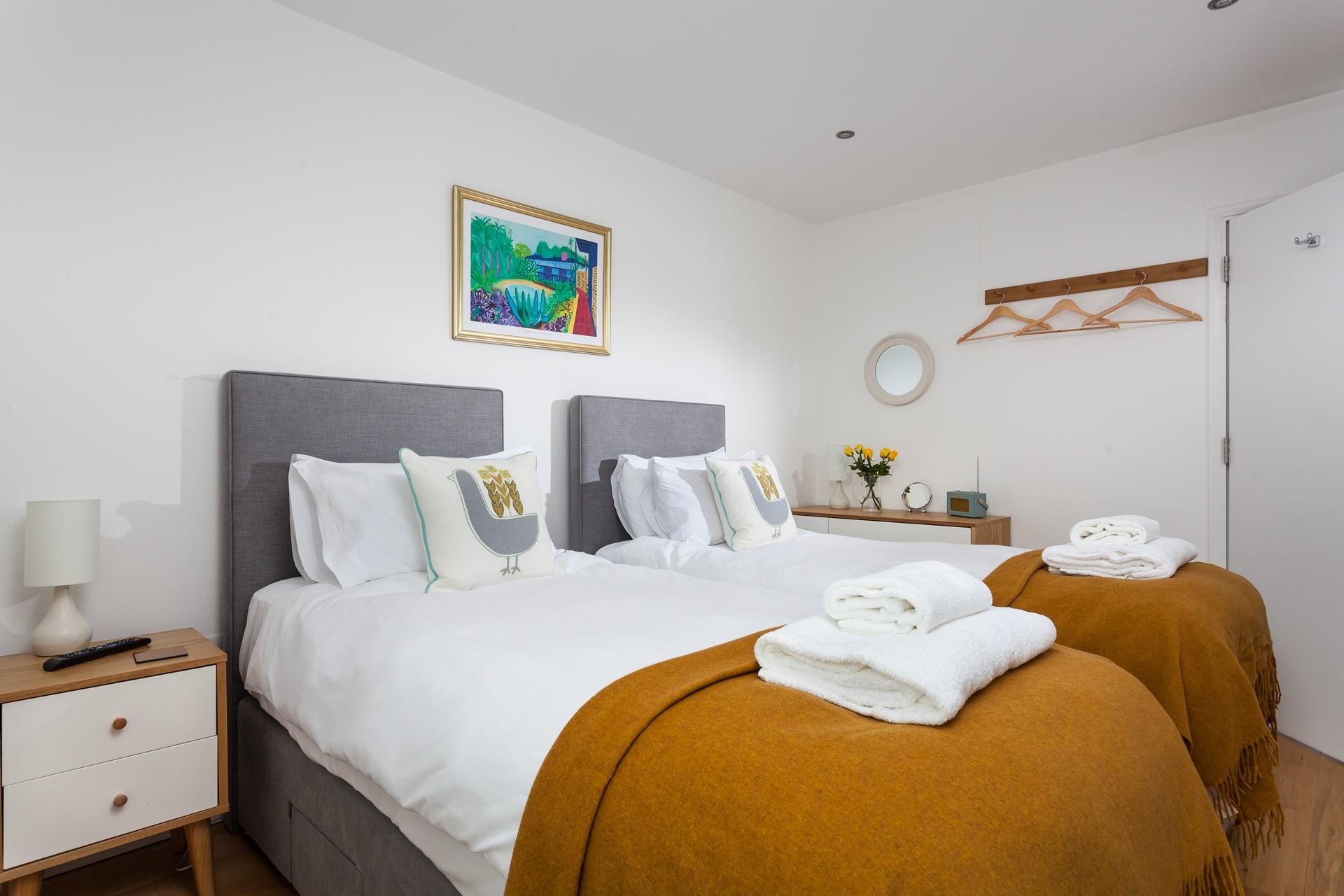 Settle the kids to bed and enjoy a glass of wine on your balcony.