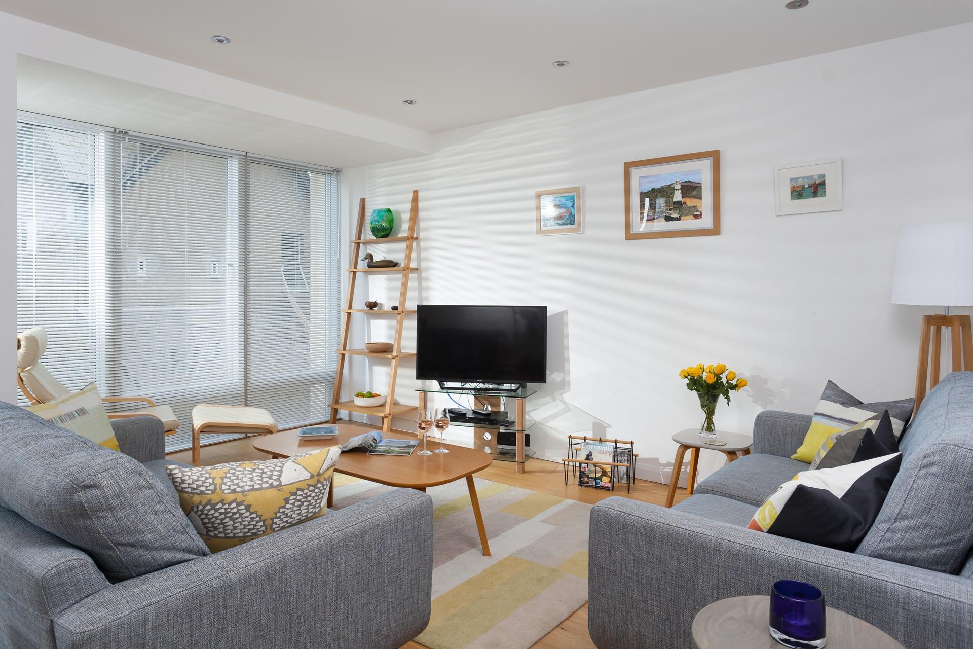 Spend chilling evenings cosying up in front of the TV.