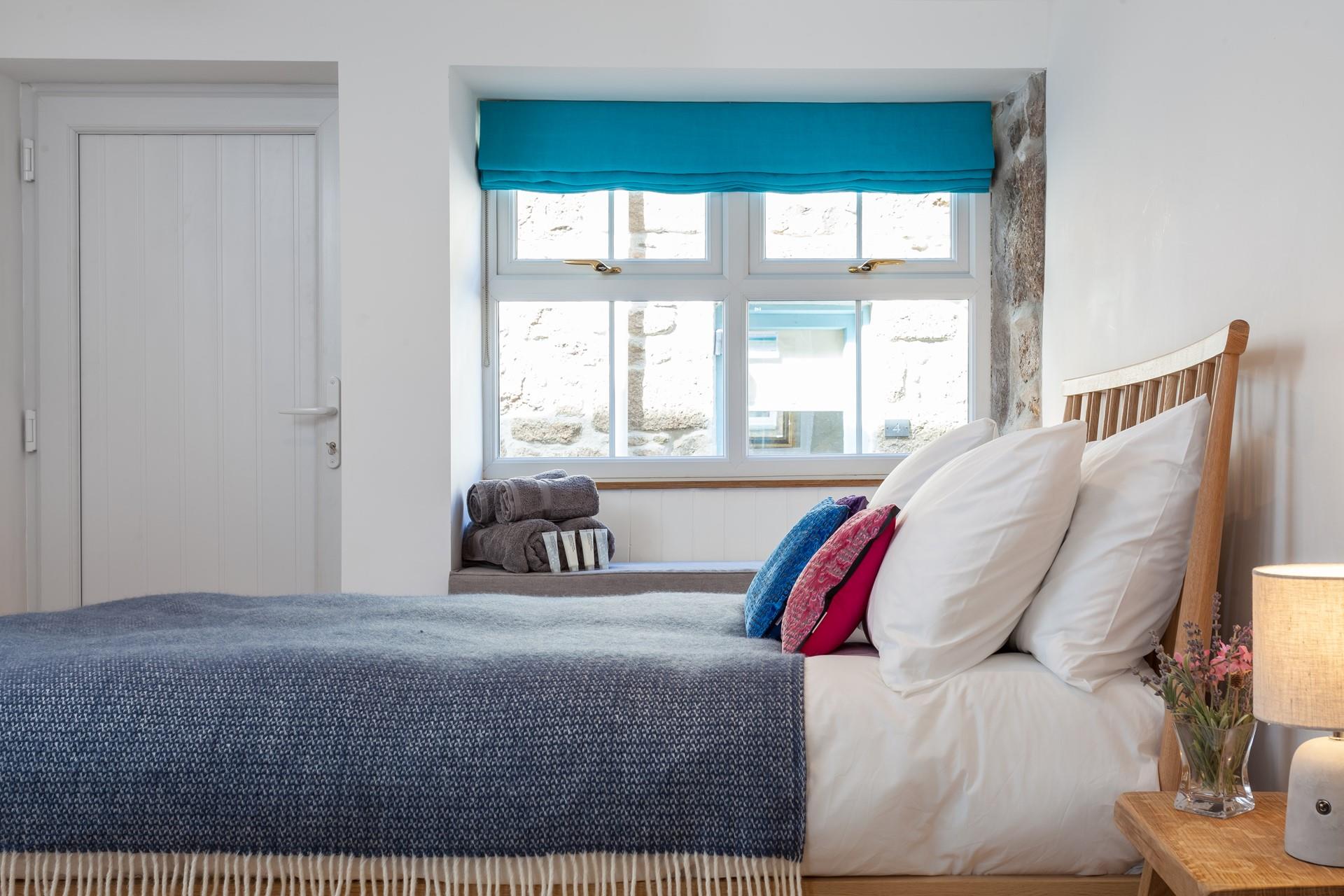 Muted tones and comforting fabrics help you to unwind and relax.