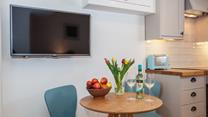 The dining area is a lovely space to enjoy a meal before heading out to explore St Ives.