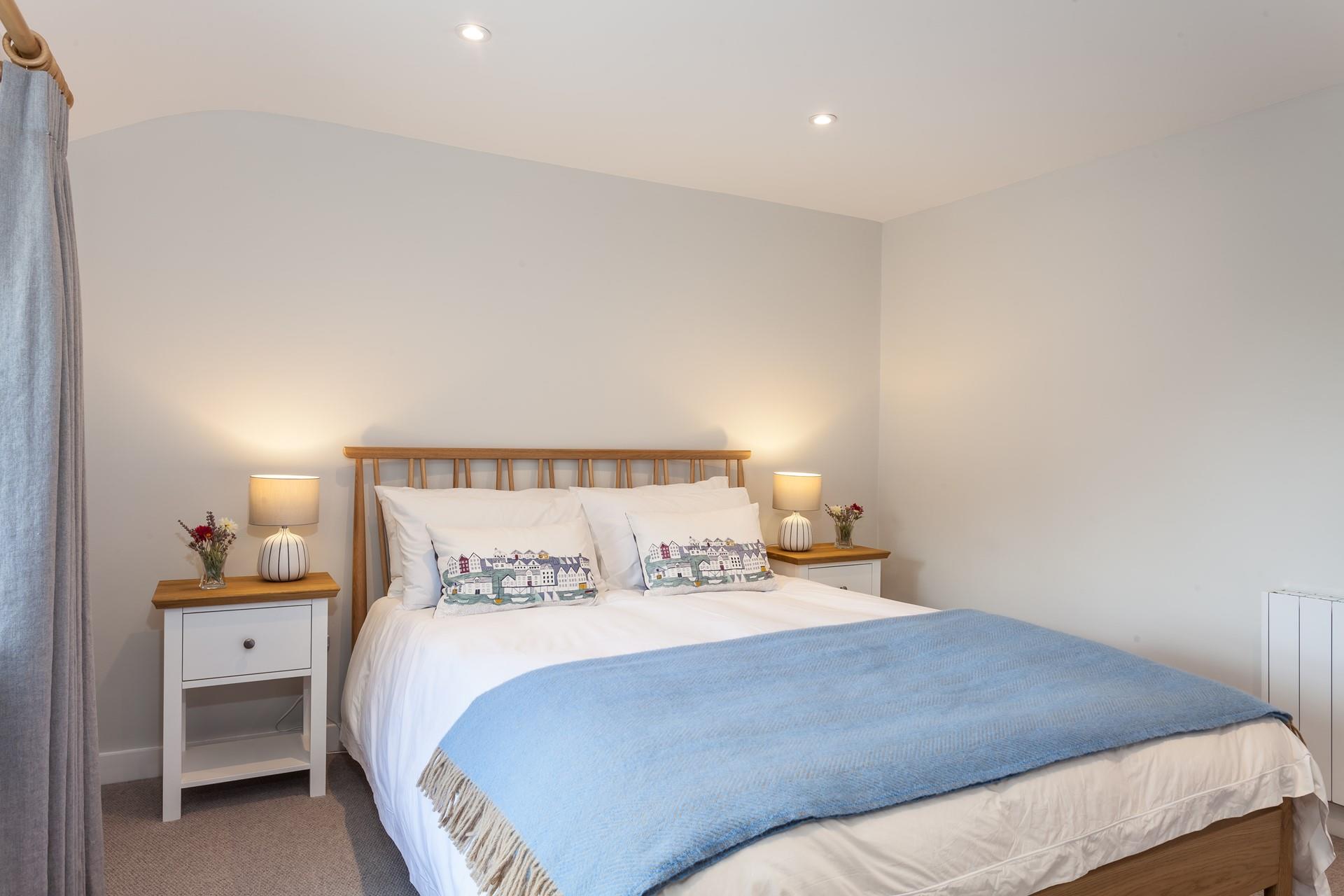 Tastefully decorated, bedroom 1 is the perfect space to relax after busy days exploring all St Ives has to offer.