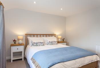 Tastefully decorated, bedroom 1 is the perfect space to relax after busy days exploring all St Ives has to offer.