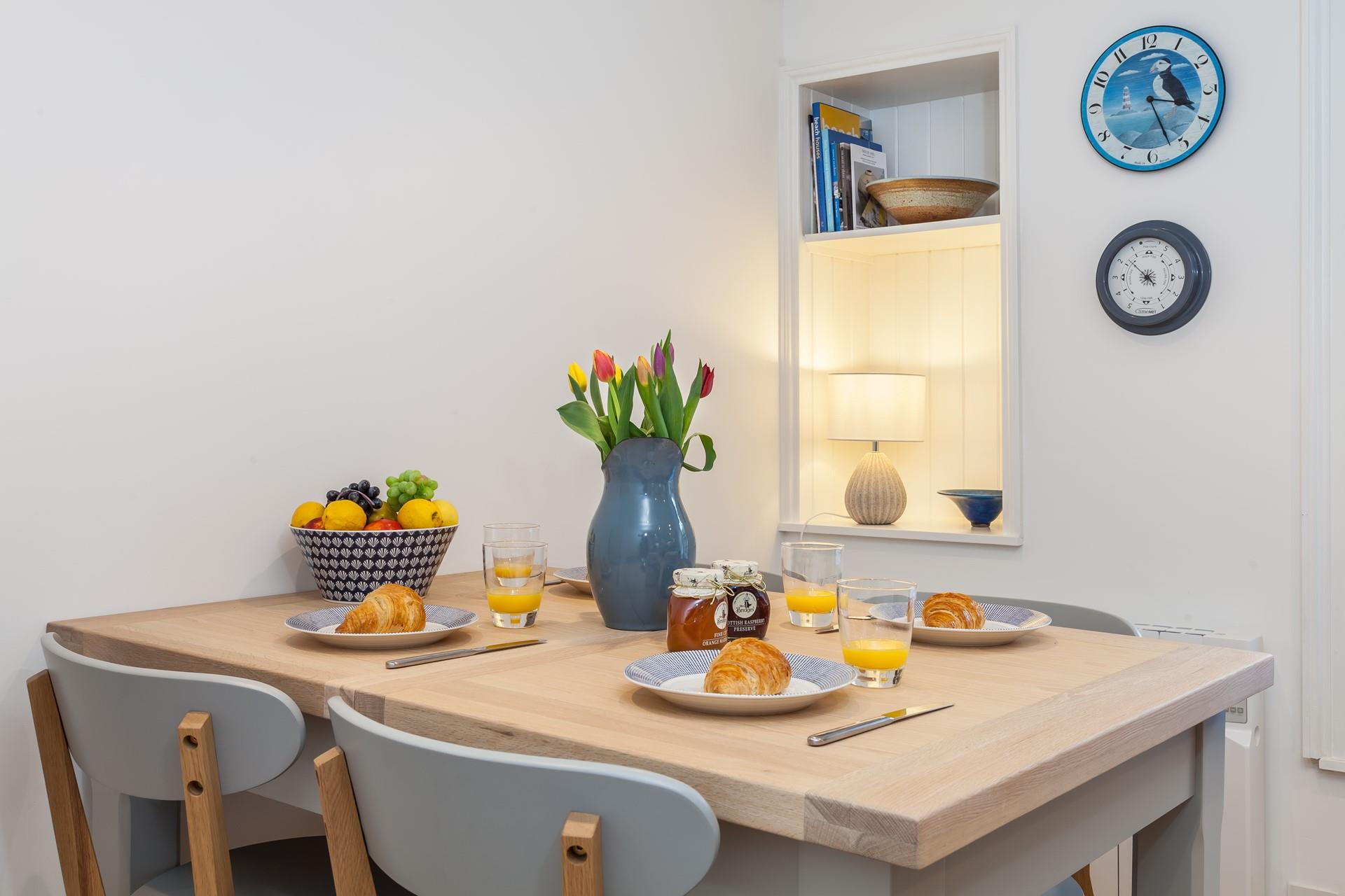 Head down to a local bakery to get some buttery pastries for breakfast.