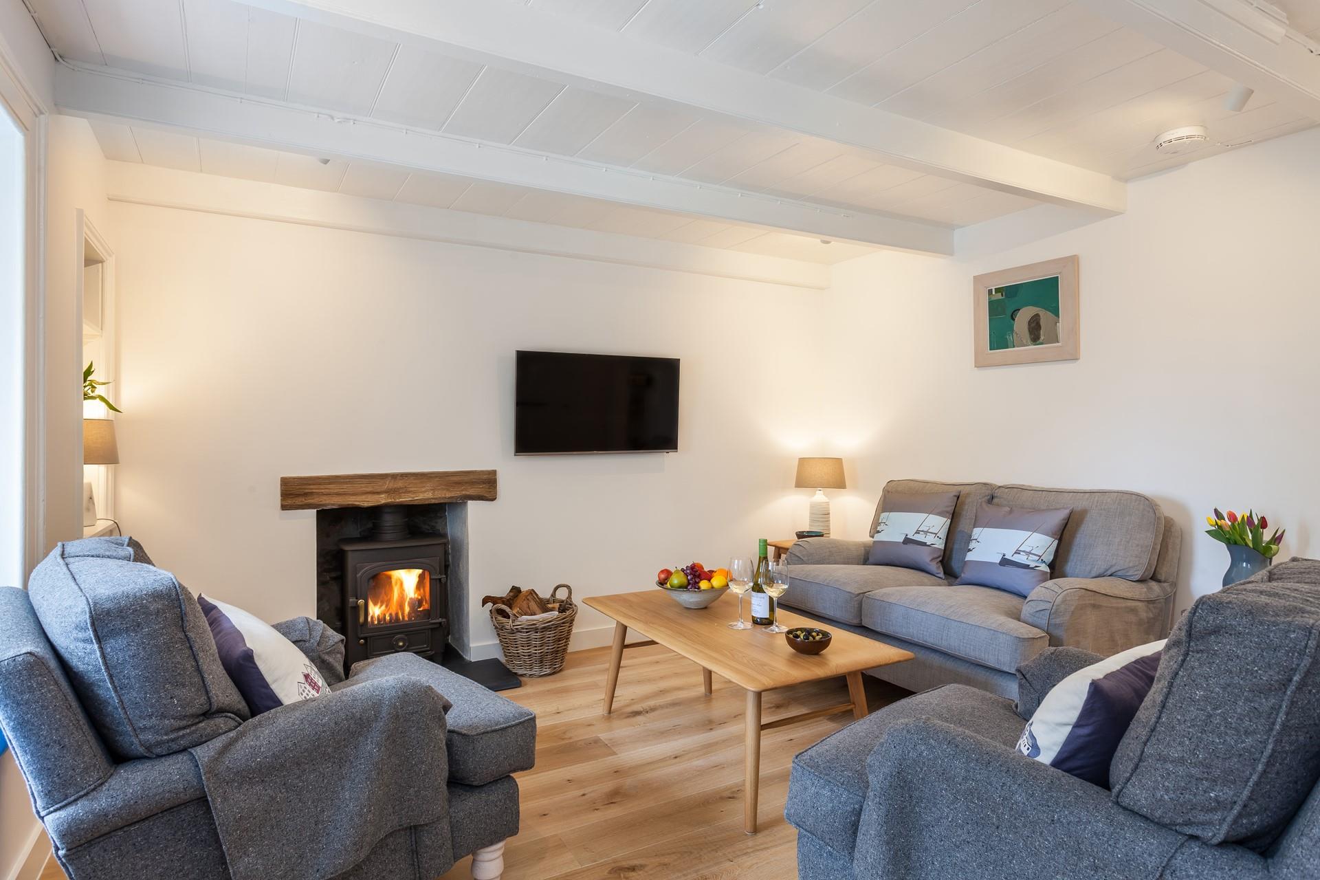 Light the woodburner and snuggle up on chilly winter nights.