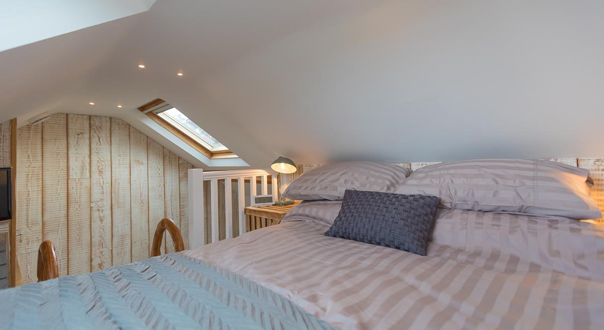 Enjoy lazy mornings in bed, relaxing with a cup of coffee and a good book. 