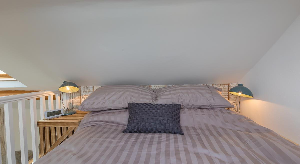 After a day exploring St Ives, relax into the sumptuous bed for a cosy night's sleep. 