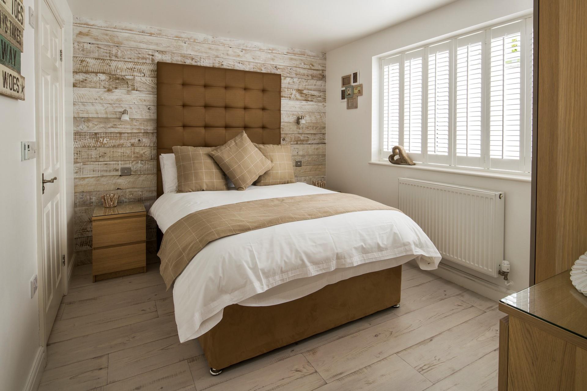 Finished with luxury in mind, you're sure to get a blissful night's sleep in bedroom 1. 