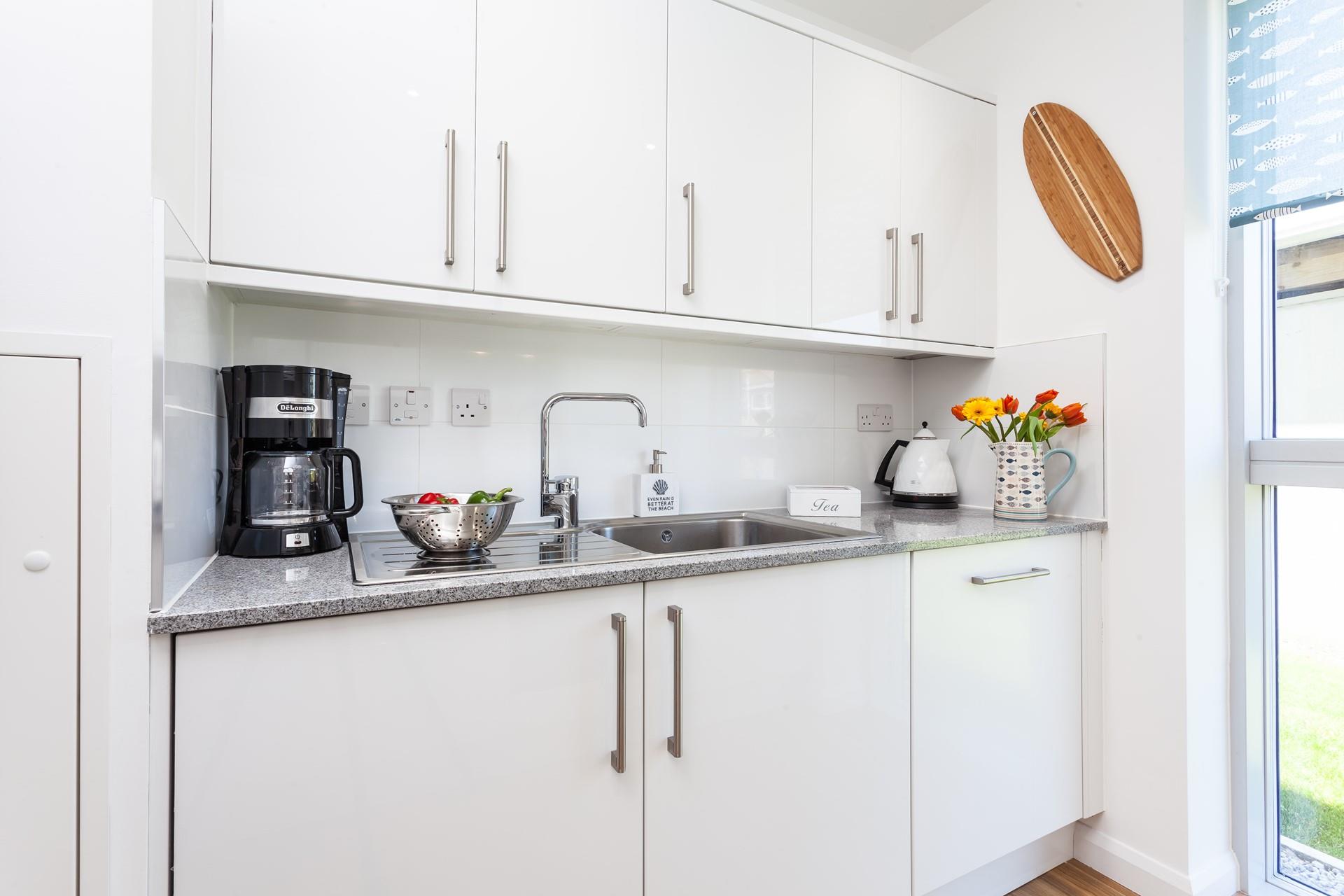 Prepare yourself some fresh coffee to sip in the comfort of your bed.