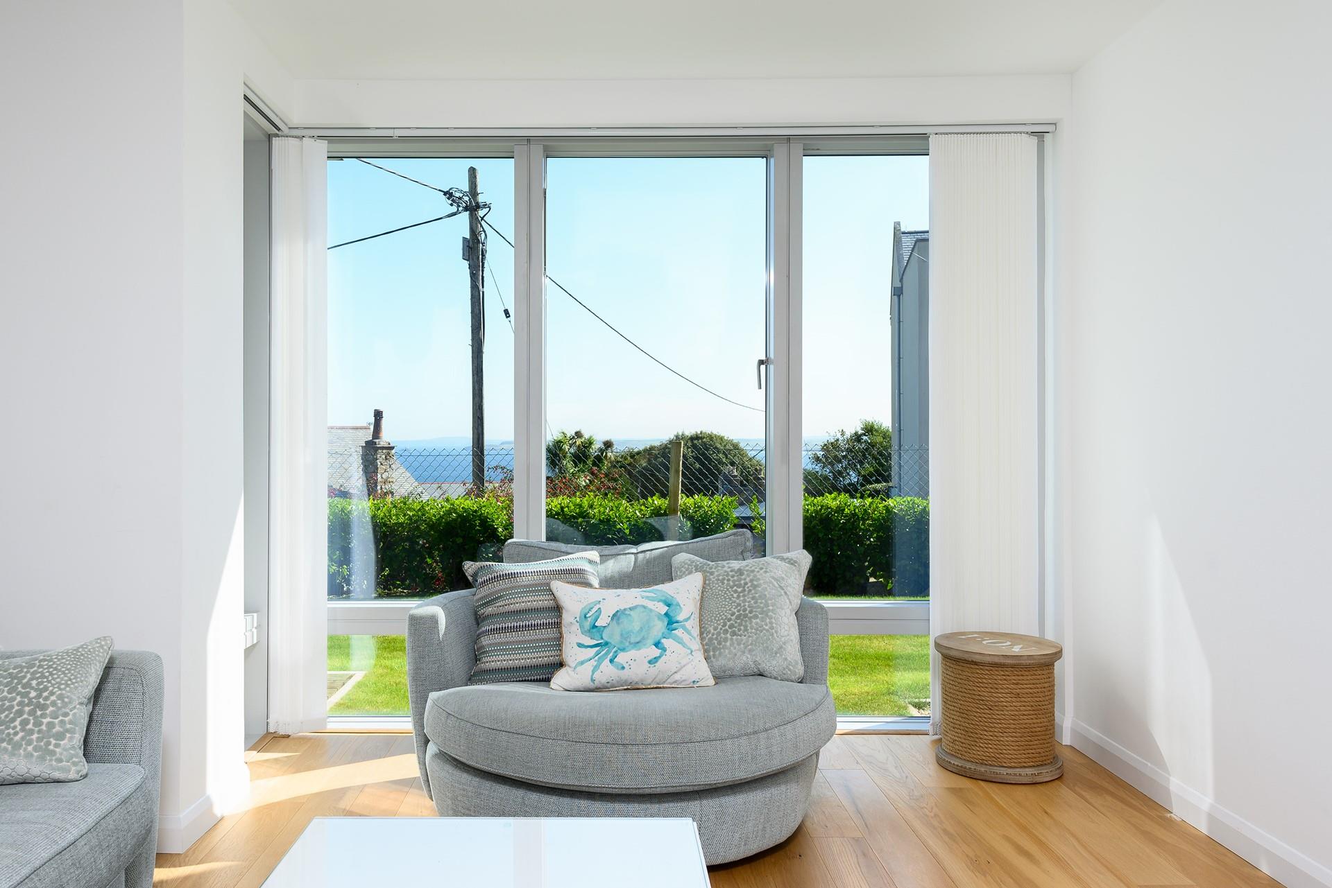 Sit in your swivel chair with a good book enjoying the view.