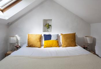 Cosy into bed after a beach day and drift into a restful night's sleep.